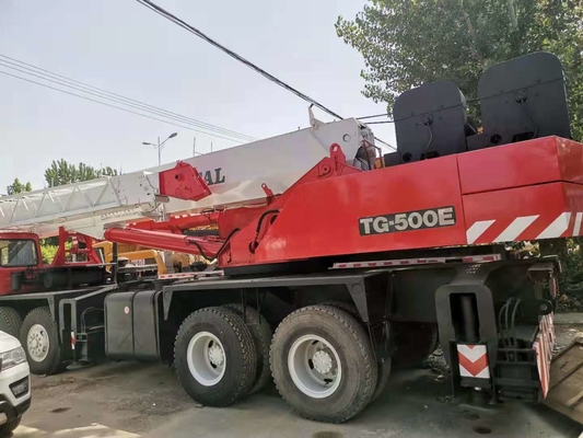 TG-500E gru per camion gru mobile QY25K QY25KA QY50KA QY50K QY70K QY70KA QY100K STC500 a Shanghai