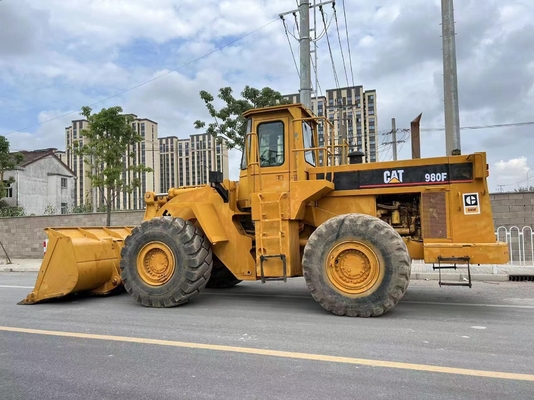 6 tonnellate di carico nominale CAT980F Caricatore a ruote usato con altra pompa idraulica in buone condizioni