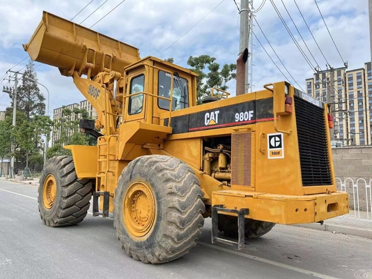 6 tonnellate di carico nominale CAT980F Caricatore a ruote usato con altra pompa idraulica in buone condizioni