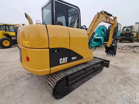 Escavatore usato CAT 305.5 306 con capacità di secchio di 0,31 m3 e peso della macchina di 6000 KG
