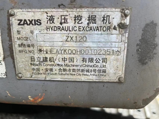 Negozi di materiali da costruzione utilizzato HITACH ZX120 escavatore per il vostro cantiere