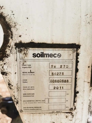 Diametro di perforazione 2,5m Soilmec SR-60 SR-65 SR-70 R-516 R-622 Rig rotante Made in Italy