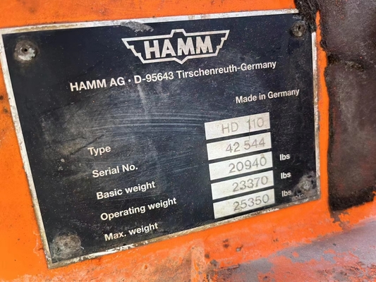 18000 KG Vibratory Roller HD110 HD128 HD138 HD90 Modelli provenienti dalla Germania Utilizzati a Shanghai