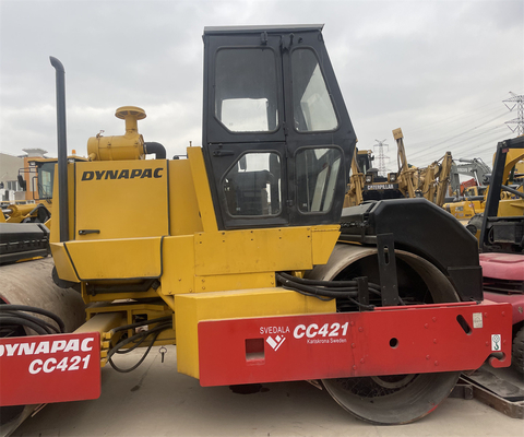 Lavori di costruzione rotolo stradale usato CC421 CC211 CA301D CA30D con rotolo a doppio tamburo