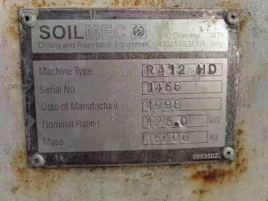 Motore CAT Italia Soilmec SR-60 SR-70 SR-80C R-516 R-622 R-412 RIG Used Rotary Rig di perforazione