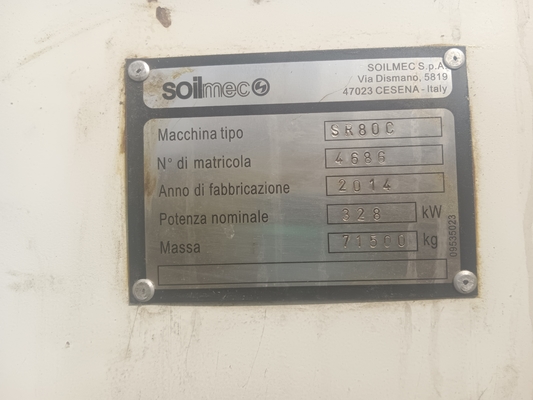 Diesel Soilmec SR-80C R-516 R-622 piattaforma rotante per l'estrazione di energia in buone condizioni