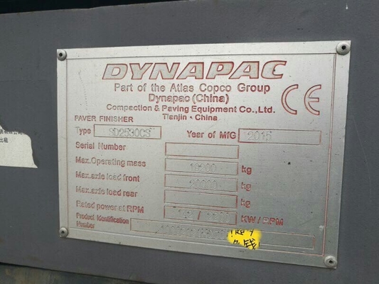 18000 kg Asfalto usato Dynapac SD3030 SD2503 SD2530 Modello XCM RP952 RP953 Paver
