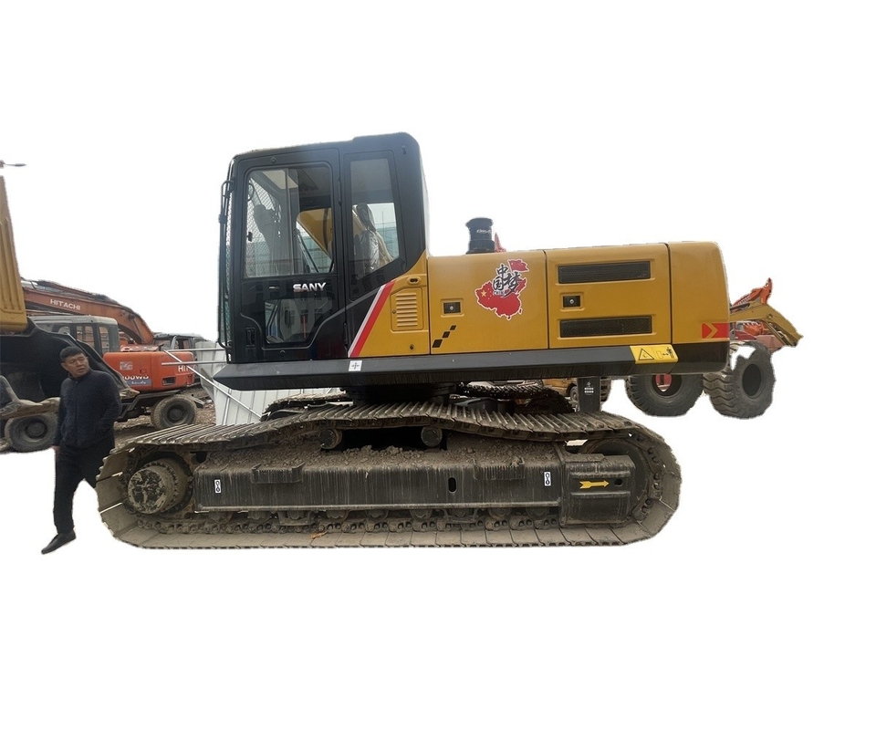 Forte energia Sany SY335H Excavator usato Terra Moving Machine 33,5 tonnellate Valvola idraulica