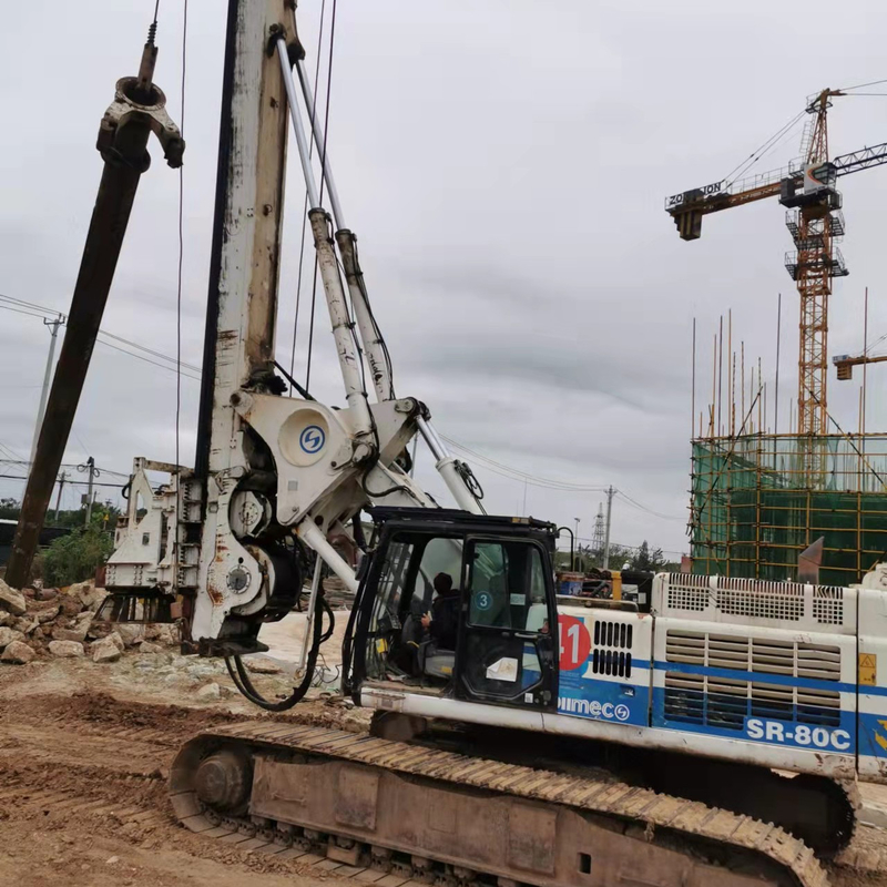 Diametro di perforazione 2,5m Soilmec SR-60 SR-65 SR-70 R-516 R-622 Rig rotante Made in Italy