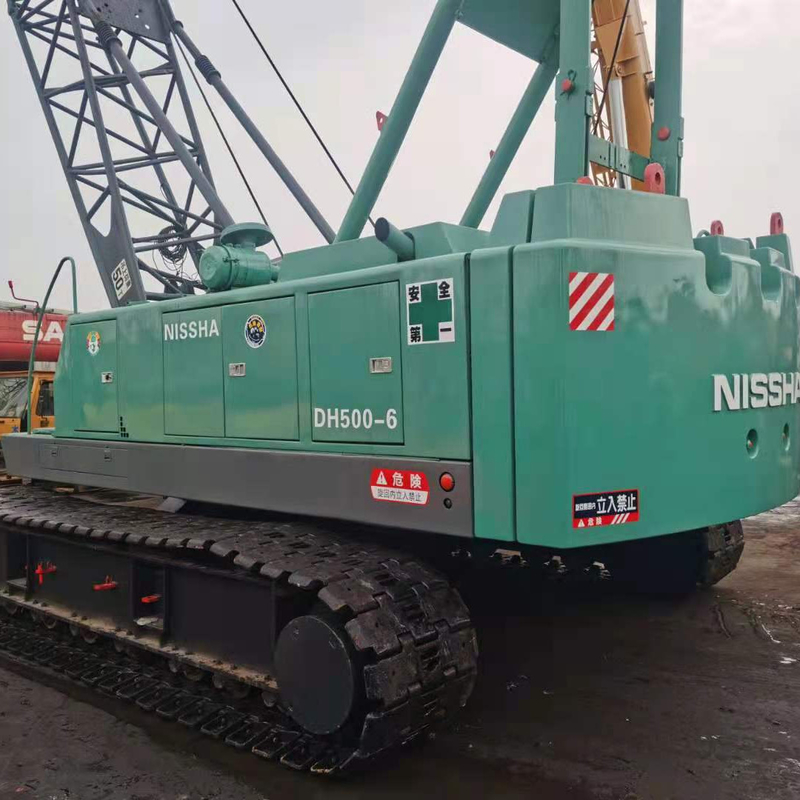 50 tonnellate HITAC KOBEL NISSHA Kh180 p h7050 DH500-6 Gru da striscia con motore Isuzu 2010 anno